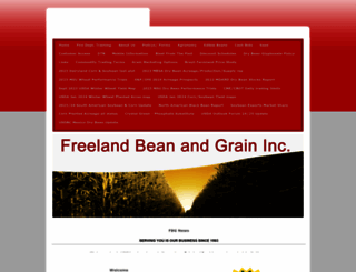freelandbeanandgrain.com screenshot