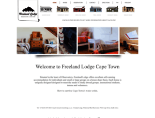 freelandlodge.co.za screenshot