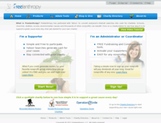 freelanthropy.com screenshot