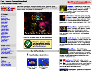 freelicensegames.com screenshot