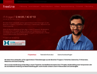 freeline-edv.de screenshot