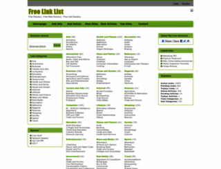 freelinklist.info screenshot