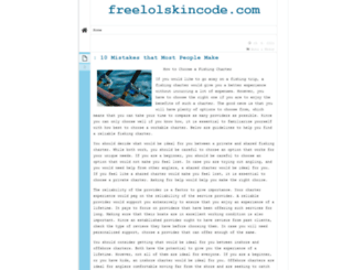 freelolskincode.com screenshot