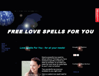 freelovespells4you.webs.com screenshot