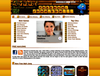 freemah-jong.com screenshot