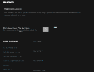 freemailspace.com screenshot