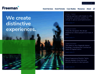 freeman-emea.com screenshot