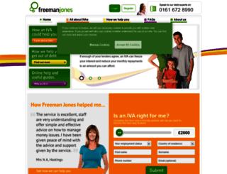 freemanjones.co.uk screenshot