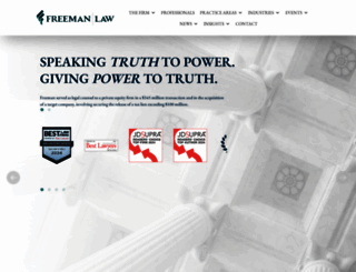 freemanlaw.com screenshot