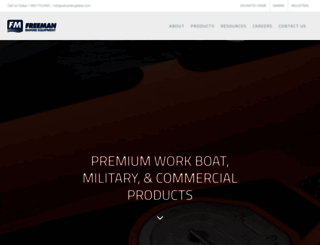 freemanmarine.com screenshot