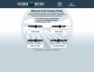 freemanmotors.com screenshot