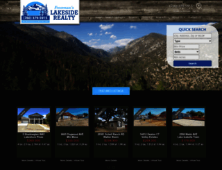 freemanslakesiderealty.com screenshot