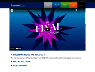freemansridge.com.au screenshot