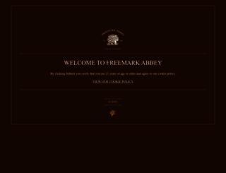 freemarkabbey.com screenshot