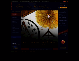 freemasoncollection.com screenshot