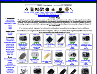 freemasonrings.com screenshot