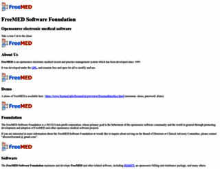freemedsoftware.org screenshot