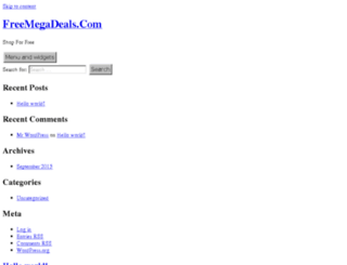 freemegadeals.com screenshot