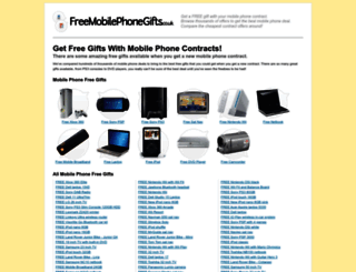 freemobilephonegifts.co.uk screenshot