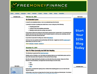 freemoneyfinance.com screenshot