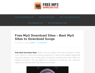 freemp3download-sites.net screenshot
