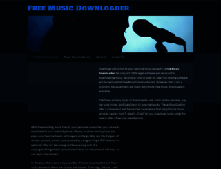 freemusicdownloader.net screenshot