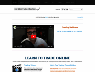 freeonlinetradingeducation.com screenshot