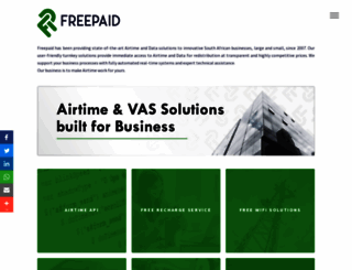 freepaid.co.za screenshot