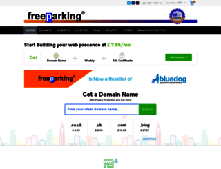 freeparking.co.uk screenshot