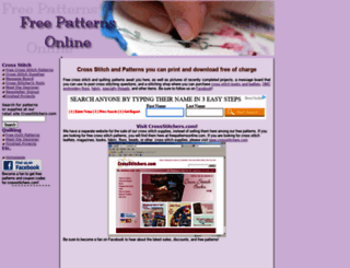 freepatternsonline.com screenshot