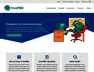 freepbx.org screenshot