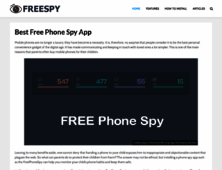 freephonespy.com screenshot