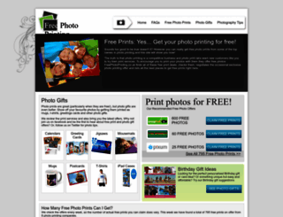 freephotoprinting.co.uk screenshot