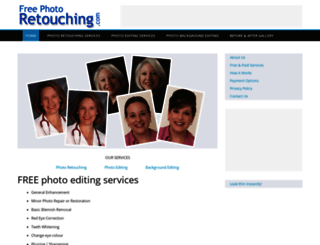 freephotoretouching.com screenshot