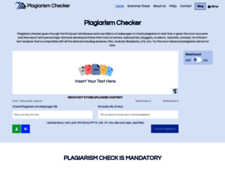 freeplagiarismchecker.com screenshot