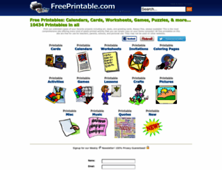 freeprintable.com screenshot