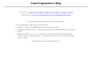 freeprogrammersblog.vhex.net screenshot