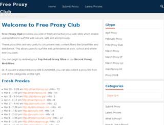 freeproxyclub.com screenshot