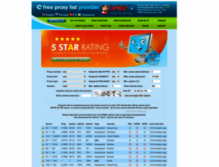 freeproxylist.org screenshot