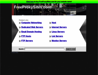 freeproxysites.com screenshot