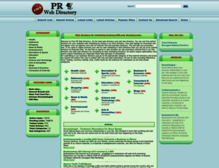 freeprwebdirectory.com screenshot