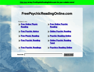 freepsychicreadingonline.com screenshot