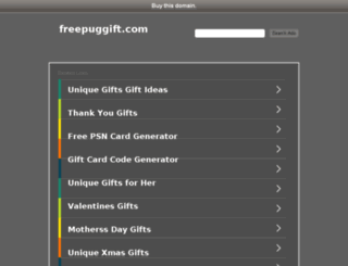 freepuggift.com screenshot
