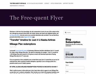 freequentflyerbook.com screenshot