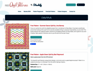 freequiltpatterns.info screenshot