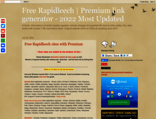 freerapidleechlist.blogspot.mx screenshot