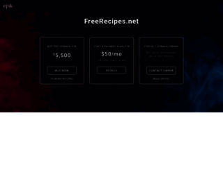 freerecipes.net screenshot
