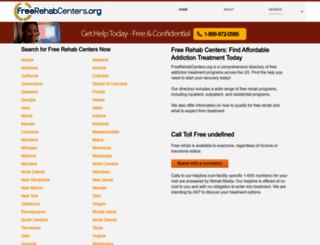 freerehabcenters.org screenshot