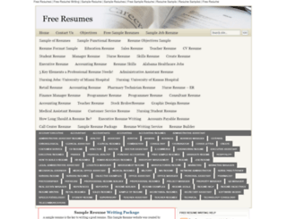 freeresumes.net screenshot