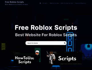 freerobloxscripts.com screenshot